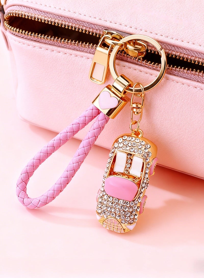 مقفل مفتاح السيارة المصغر بلوري – ملحق لامع بالبلوريات، هدية مثالية لعشاق السيارات - Image 4